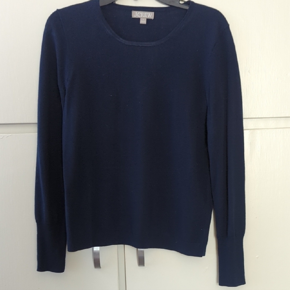 J. Crew Deep Blue Knit Top
